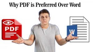 Top Reasons Why You Should Prefer PDF over Word Format