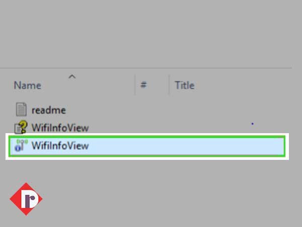 Double-click on the WiFiInfoView tool and “Run” it