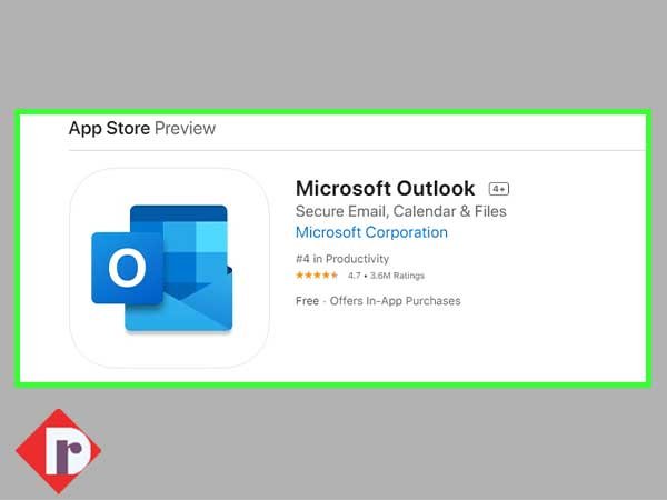 Download and Install the Outlook iOS app 