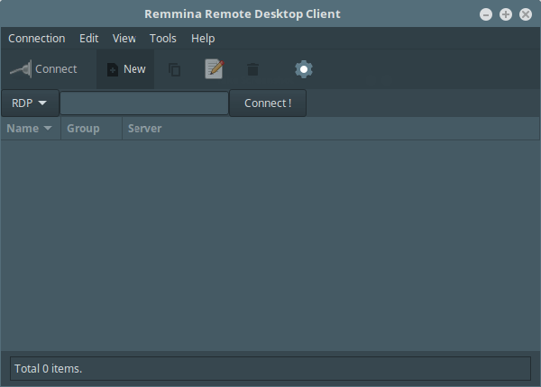 Remmina Remote Desktop Client